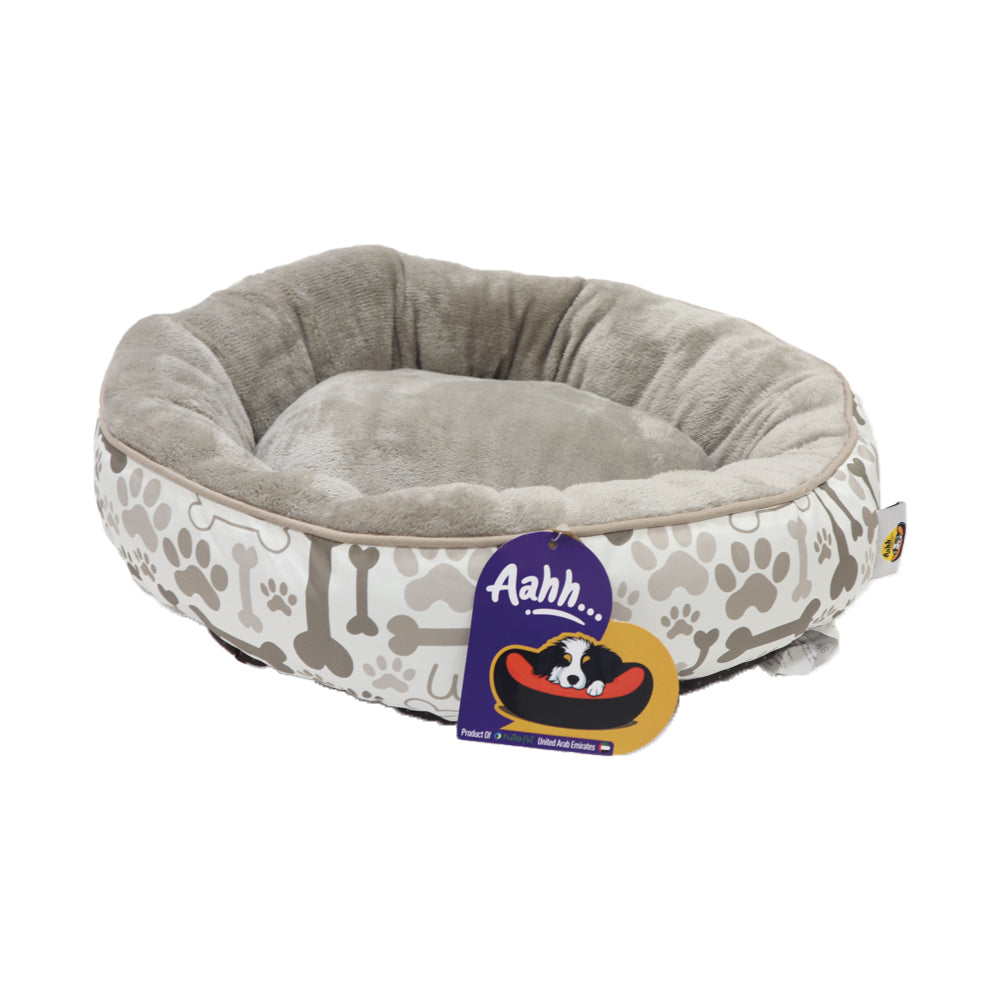 Aahh… Snuggly L46 X w36 X h42Cms Flannel Beige Paw & Bones