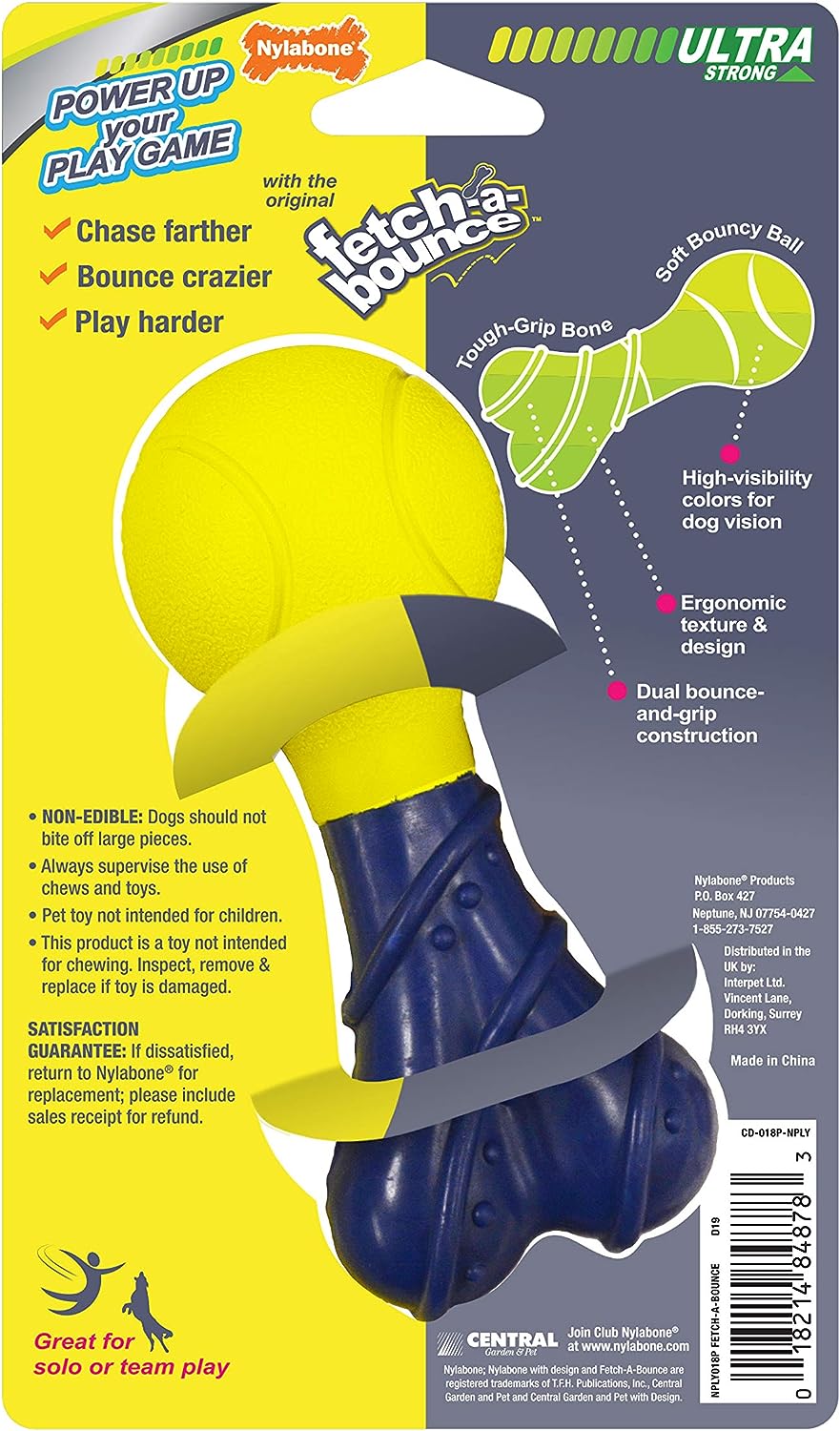 Nylabone Nyla Play Fetch-A-Bounce 5inc