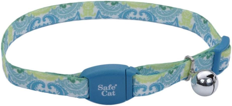 Coastal 3/8" Safe Cat Break Away With Magnetic Buckle Collar TeaPeack