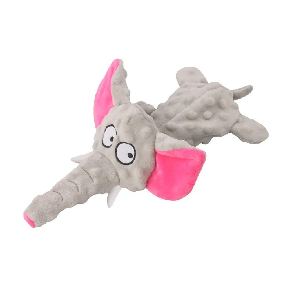 Plush Pet Swimming Elephant Dog Toy 30 x 19cm