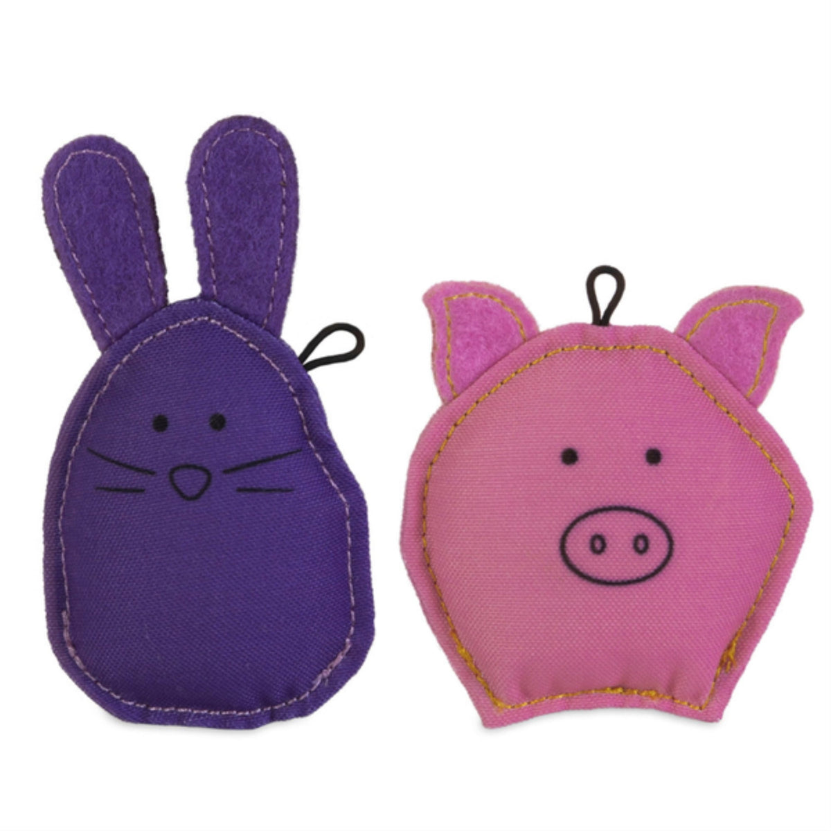 Petmate JW Pig-Ee & Bunn-Ee Catnip Cat Toy Combo