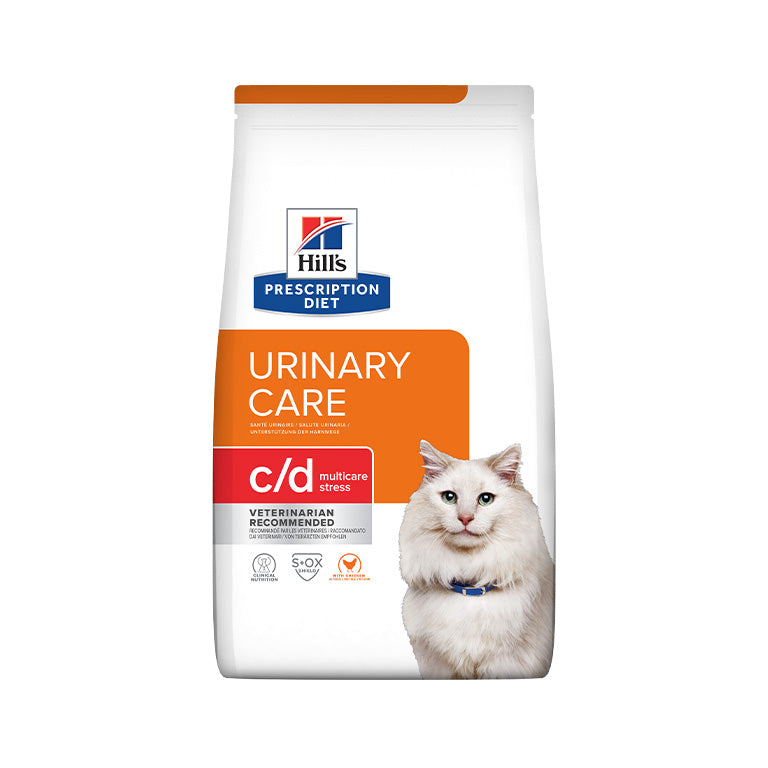 Hill’s Prescription Diet c/d Urinary Stress Urinary Care - Chicken Cat Dry Food 3kg