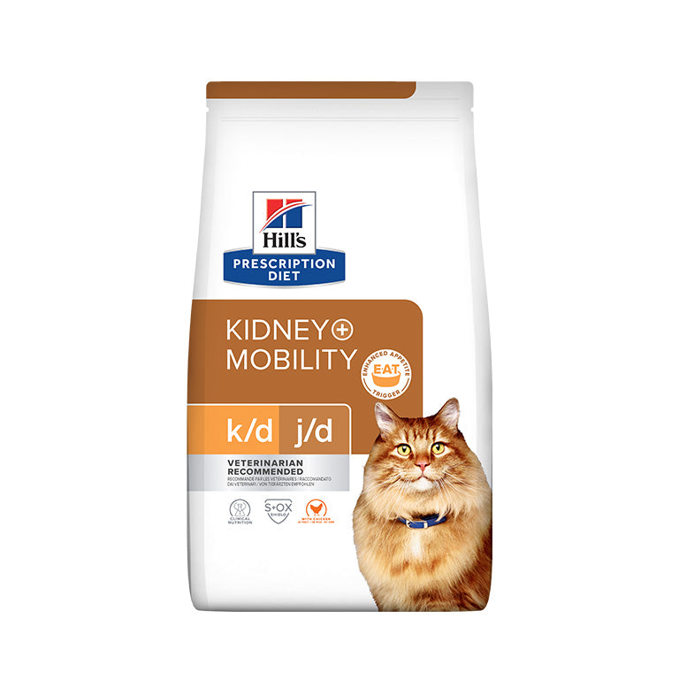 Hill’s Prescription Diet k/d + mobility Kidney Care - Chicken Cat Dry Food 1.5kg