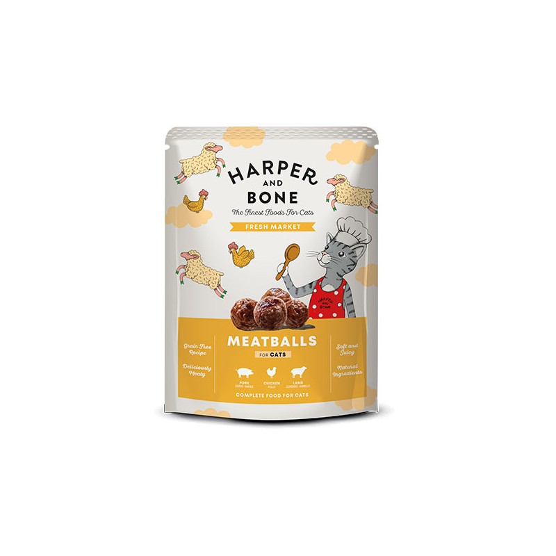 Harper & Bone Cat Pouch Adult Fresh Market FARM 85g