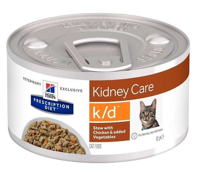 Hill's Prescription Diet Cat k/d Kidneycare Chicken with Vegetables 82 grams