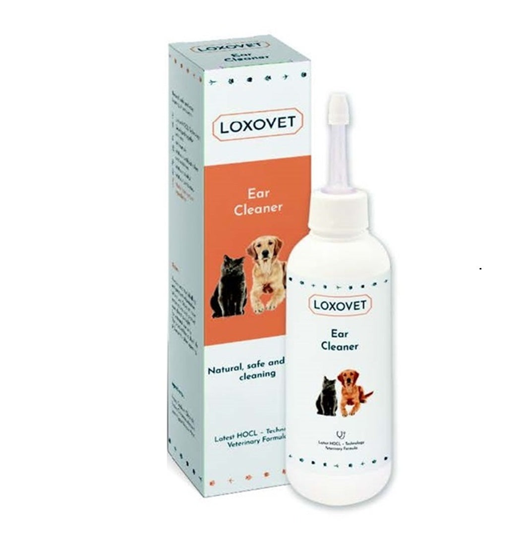 Loxovet Ear Cleaner for Dogs and Cats with Natural Ingredients (100 ml)