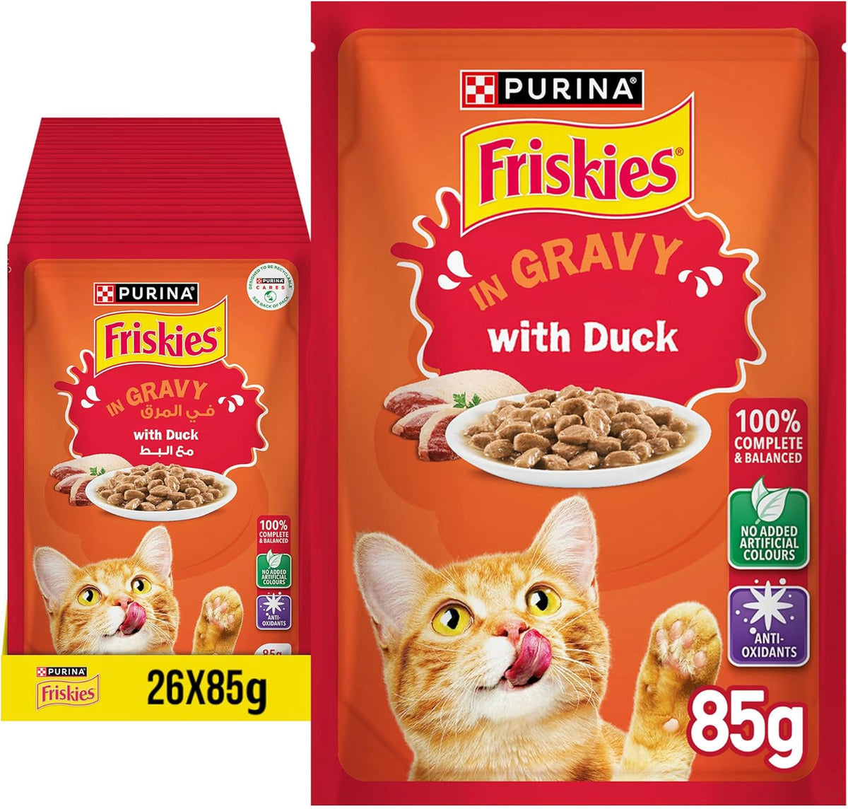 Purina Friskies Pouch Duck 85g