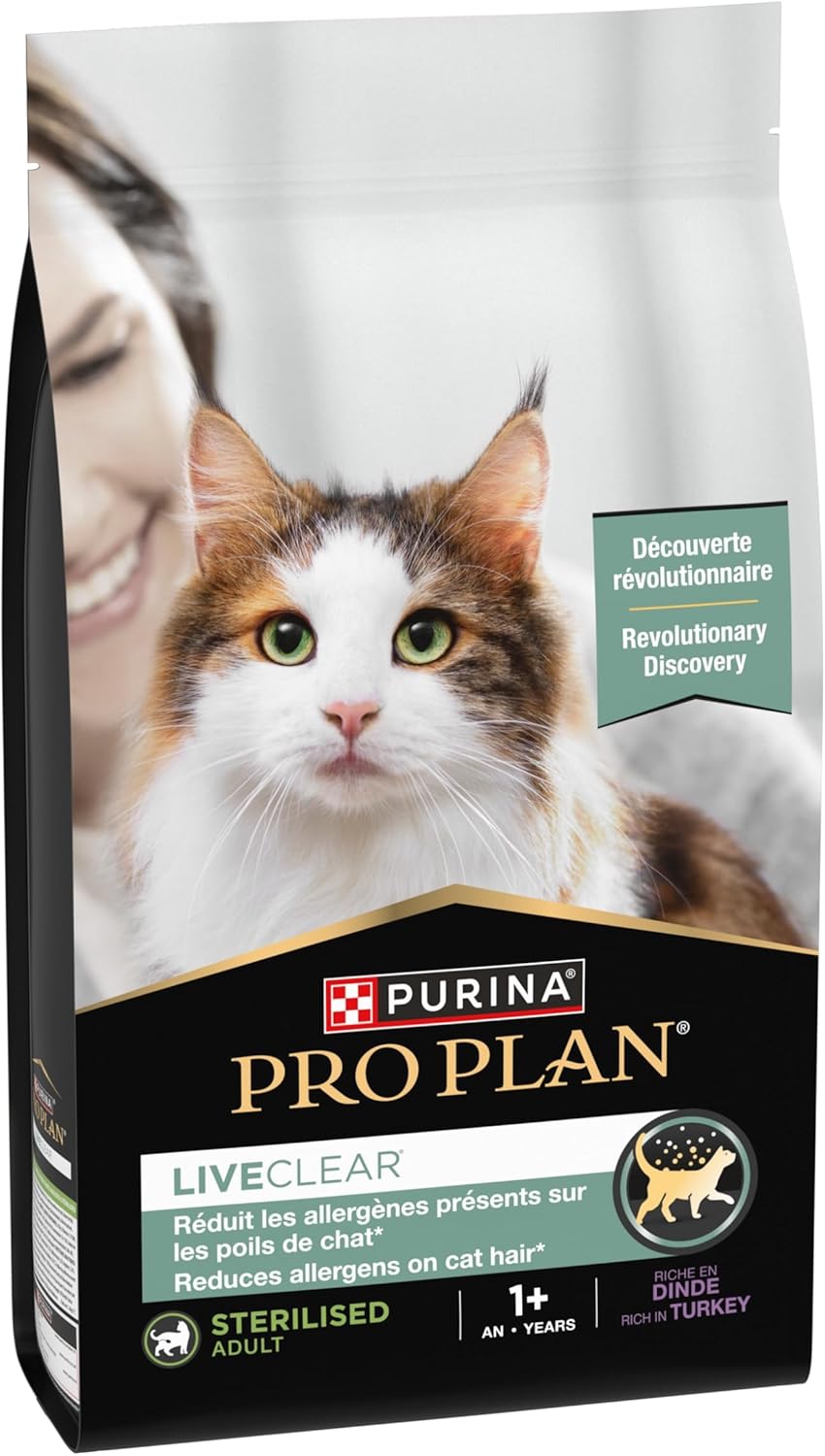 Pro Plan STERILIZED CAT TURKEY LIVECLEAR DRY FOOD 1.4kg