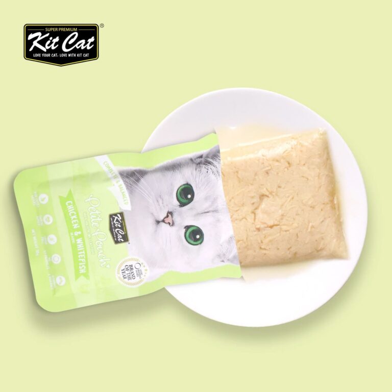 Kit Cat Petite Pouch 70g - Chicken & Whitefish
