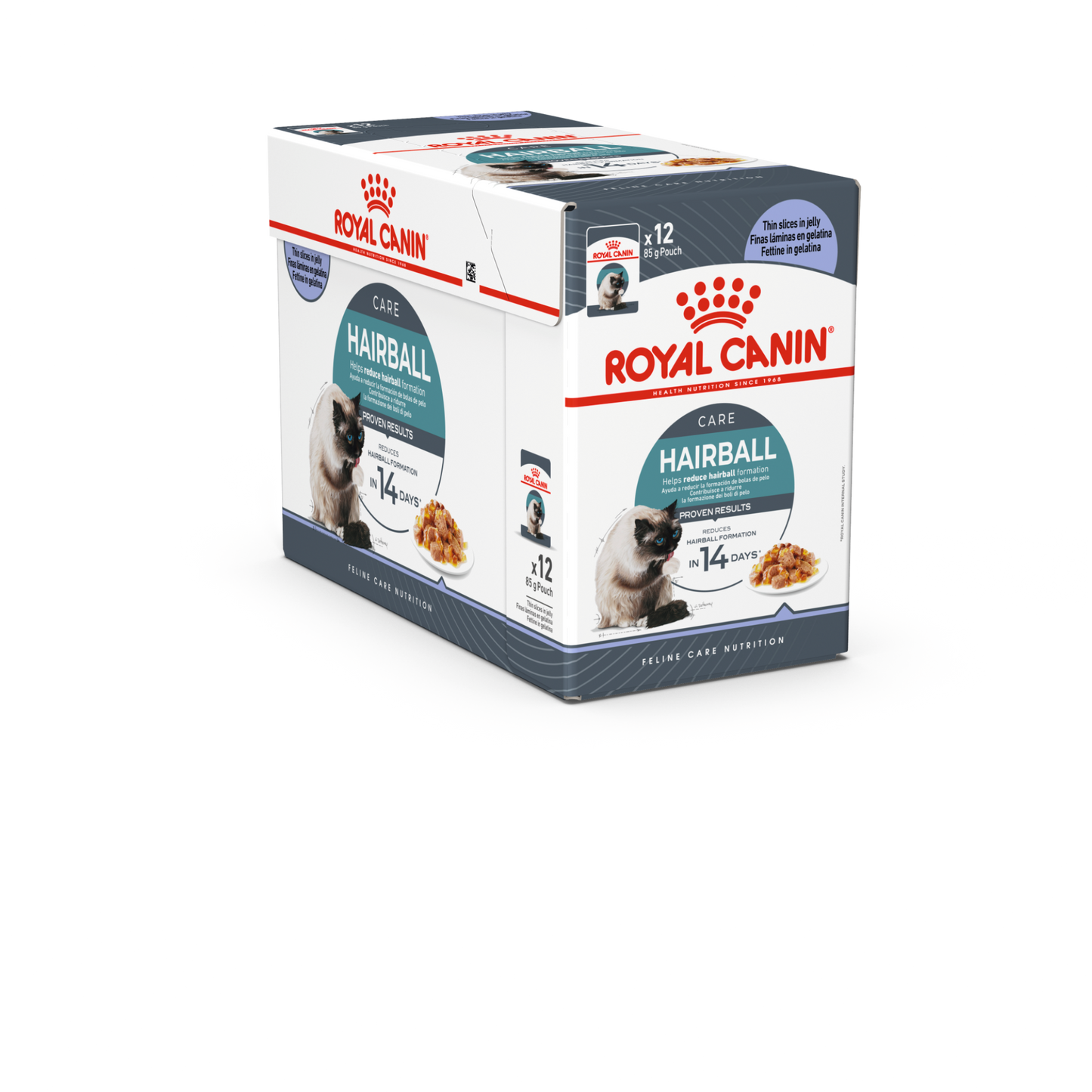 Royal Canin Feline Care Nutrition Hairball Care Jelly (Wet Food - Pouches) 12 x 85 g