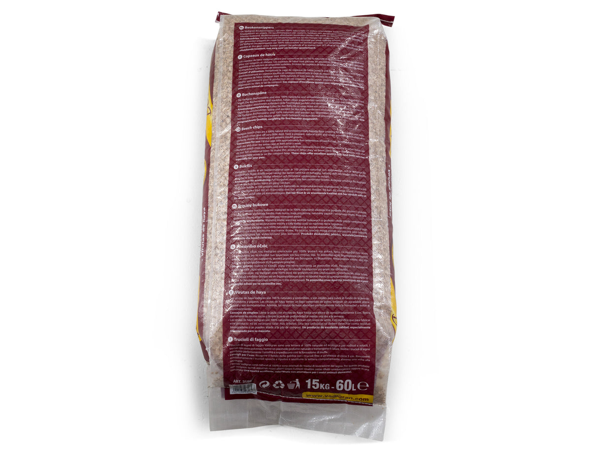 Vadigran Beech Chips Bedding 6 mm (15 kg - 60 L)