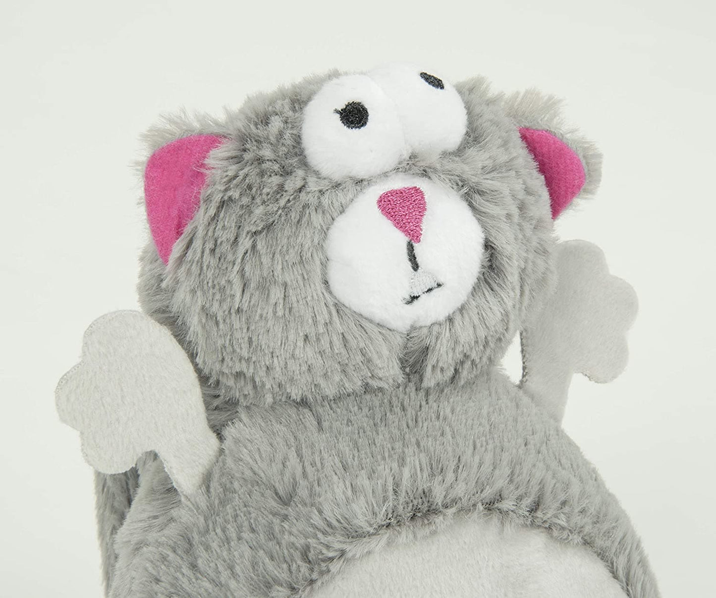 goDog Action Plush Squirrel with Chew Guard Technology Animated Squeaker Dog Toy