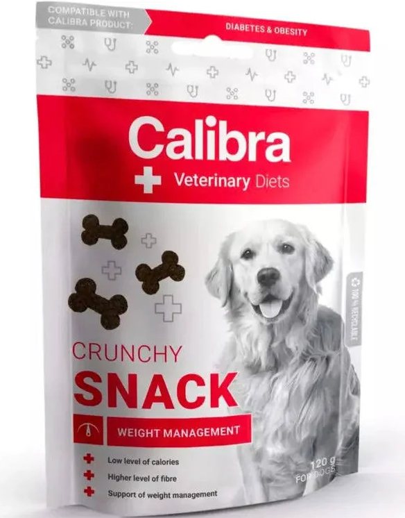 Calibra VD Dog Crunchy Snack Weight Management 120g