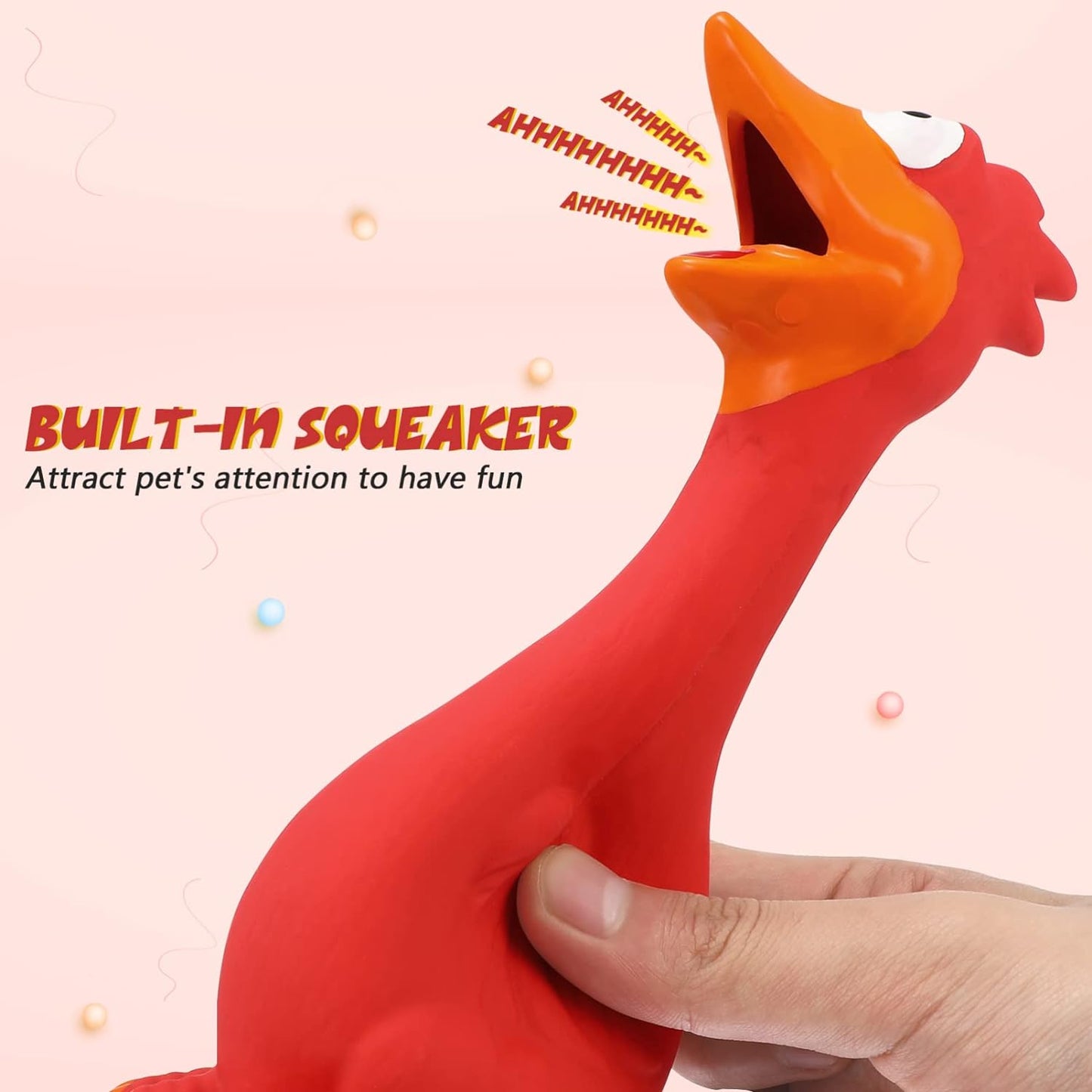 Crinkle Squeaking Beak - 1pc