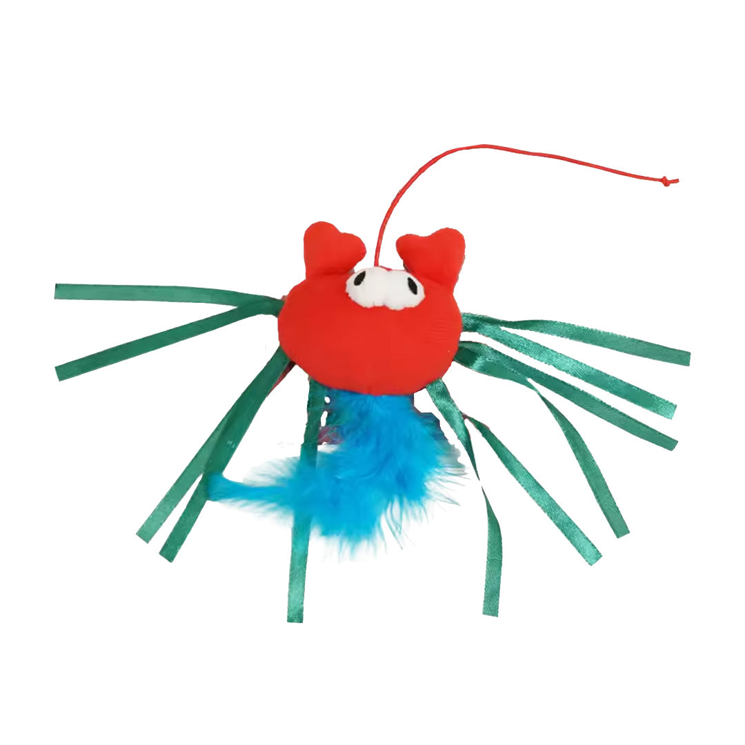 Wild Catz Mr Spider Catnip Cat Toy - 16 x 24cm, 10g