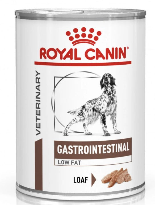 Royal Canin Prescription Diets Vet Health Nutrition Canine GastroIntestinal Low Fat (Wet Food Cans) 12 x 420g