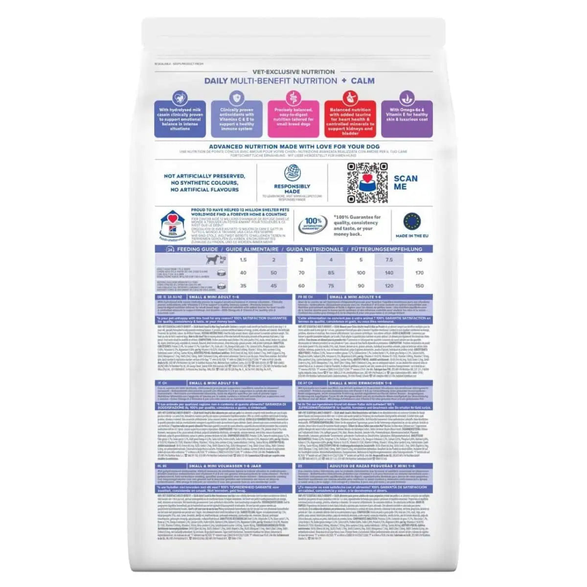 Hill's Vet Essentials Calm & Healthy Small & Mini Adult Dog Food With Chicken