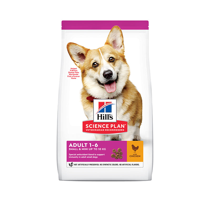 Hill's Science Plan Small & Mini Adult Dog Food with Chicken - 1.5kg