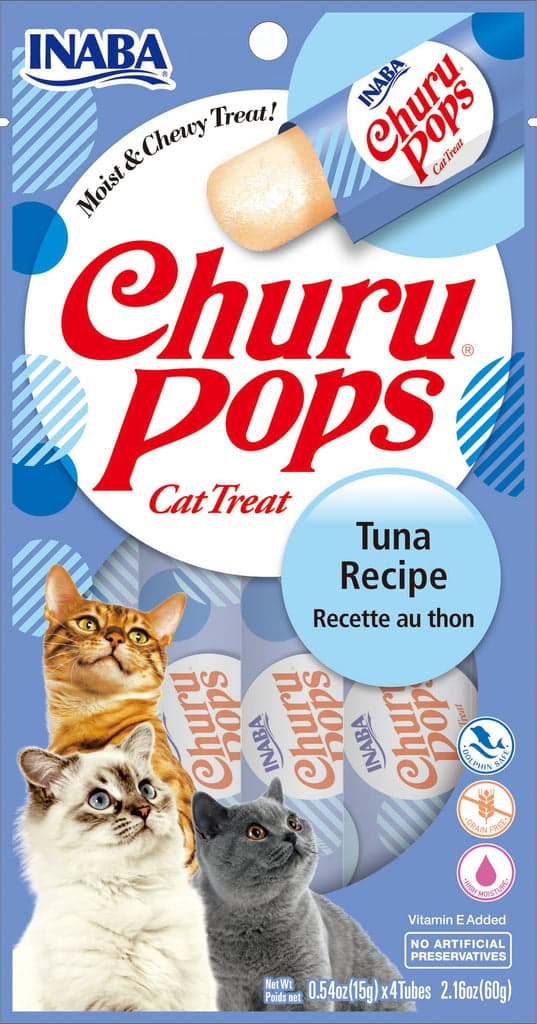 Inaba Churu Churu Pops Tuna 60G/4 Sticks Per Pack