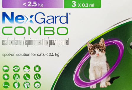 Nexgard Combo Spot-On for Cats less than 2.5kg