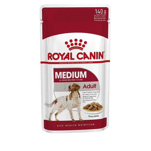 Royal Canin Size Health Nutrition Medium Adult (Wet Food - Pouches) 10 x 140 g