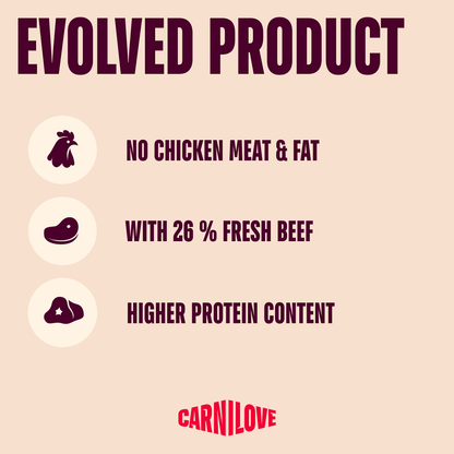 Carnilove Active Beef & Venison for Sterilised Adult All Breeds Dry Cat Food 6kg