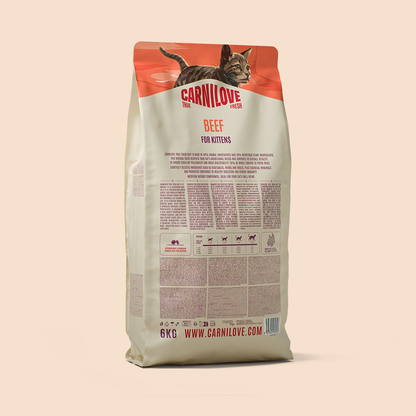 Carnilove True Fresh Beef for Kittens Dry Cat Food 6kg