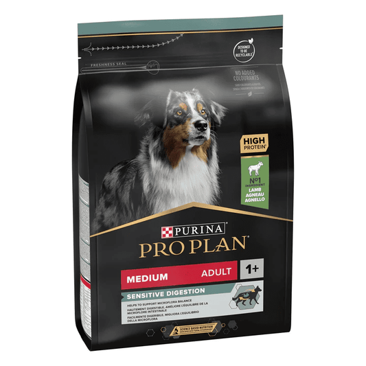 Pro Plan Sensitive Digestion Medium Adult, Dry Dog food with Lamb, 3 kg