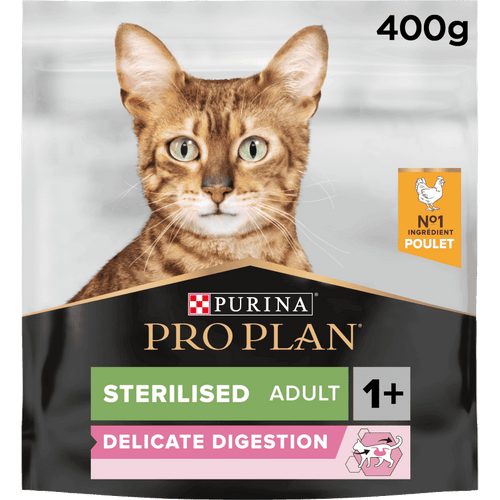 PRO PLAN STERILISED ADULT DELICATE DIGESTION CHICKEN, 400 G
