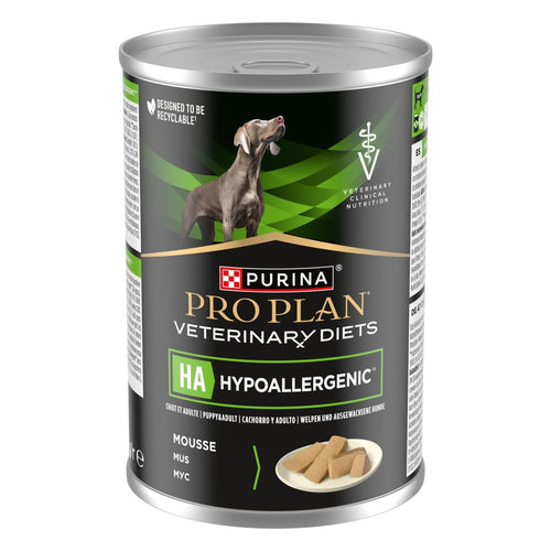 Purina Pro Plan Veterinary Diets HA Hypoallergenic Mousse Wet Dog Food 12 x 400g
