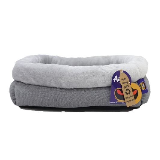 Aahh... Dantes Peak L76xW61xH21cm Flannel Silver - Large Grey