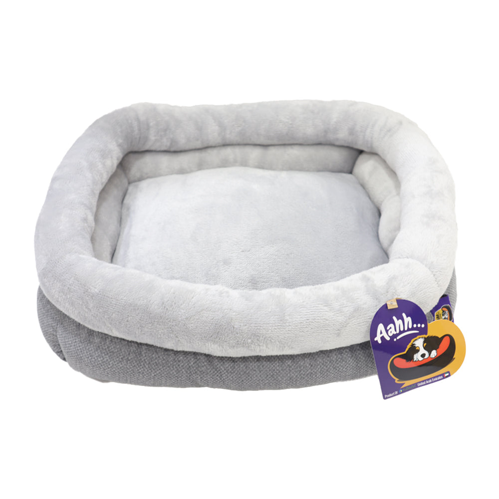 Aahh... Dantes Peak L76xW61xH21cm Flannel Silver - Large Grey