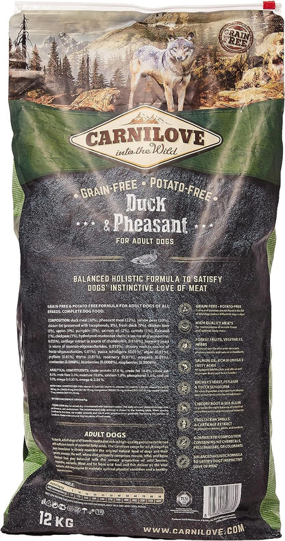 Carnilove Duck & Pheasant for Adult Dogs 12kg
