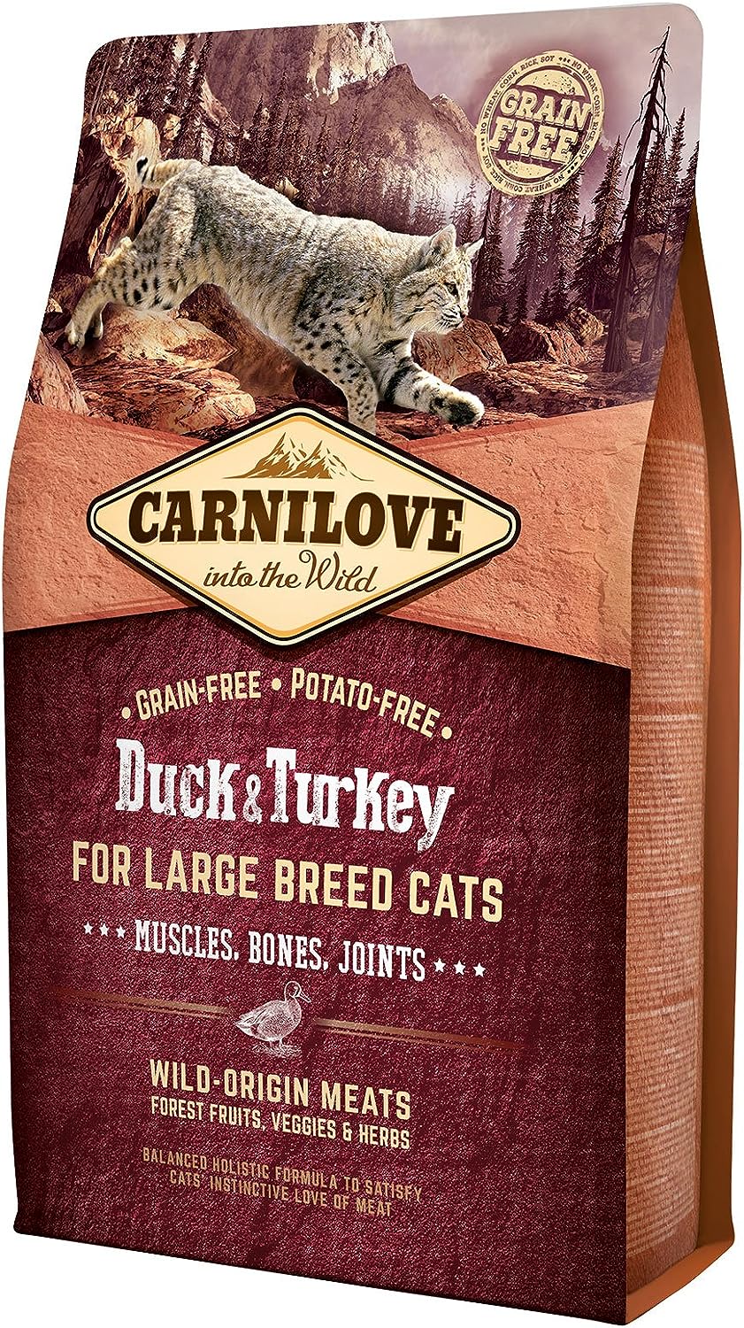 Carnilove Duck & Turkey for Large Breed Adult Cats 2kg
