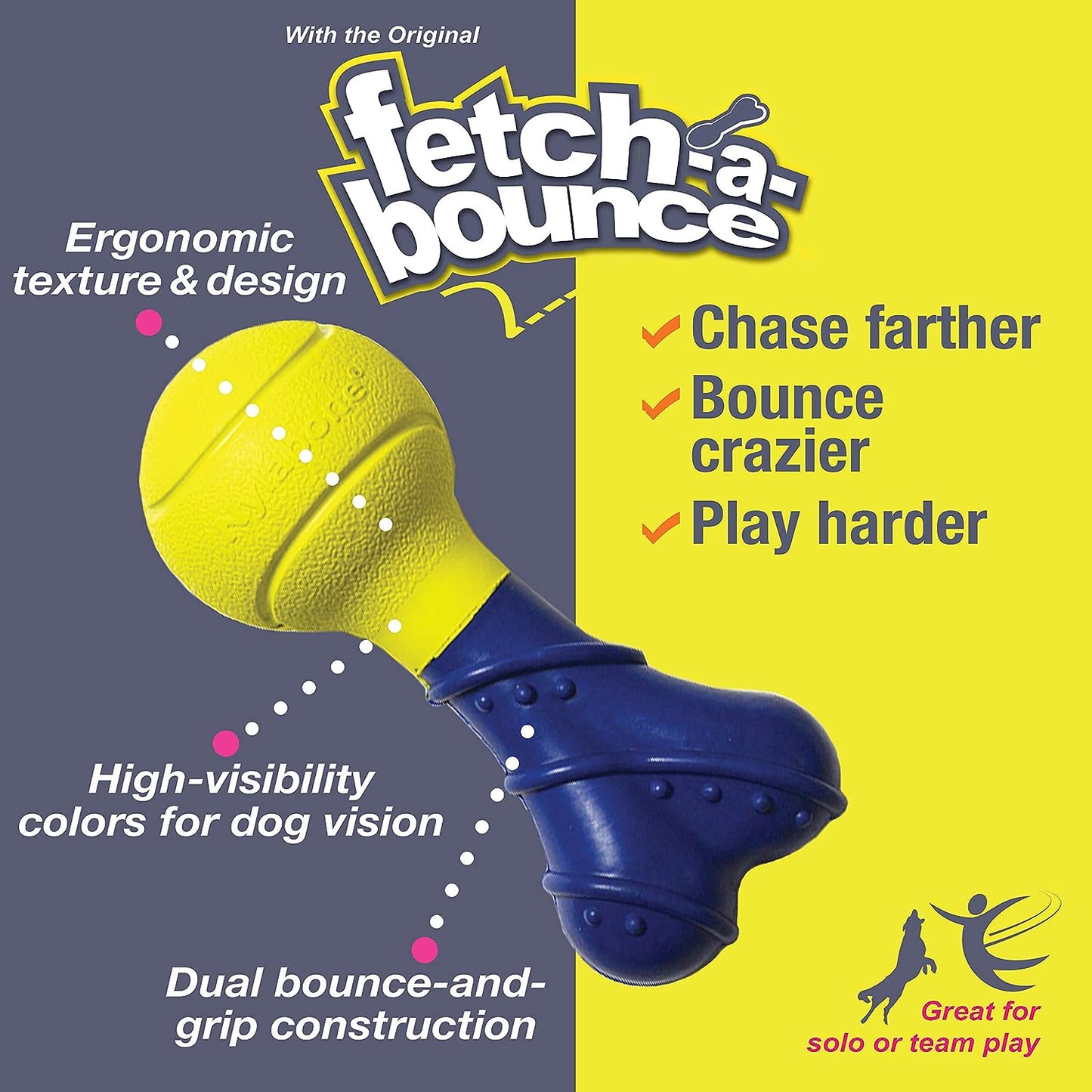 Nylabone Nyla Play Fetch-A-Bounce 5inc
