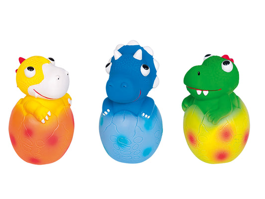 Vadigran Dog Toy Latex Dinosaur Egg Ass. - 15cm
