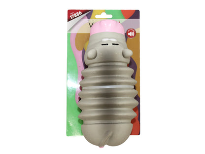Vadigran Dog Toy Latex Hippo Ribble - 19.5cm