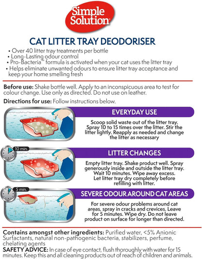 Simple Solution Cat Litter Tray Deodoriser - 500ml