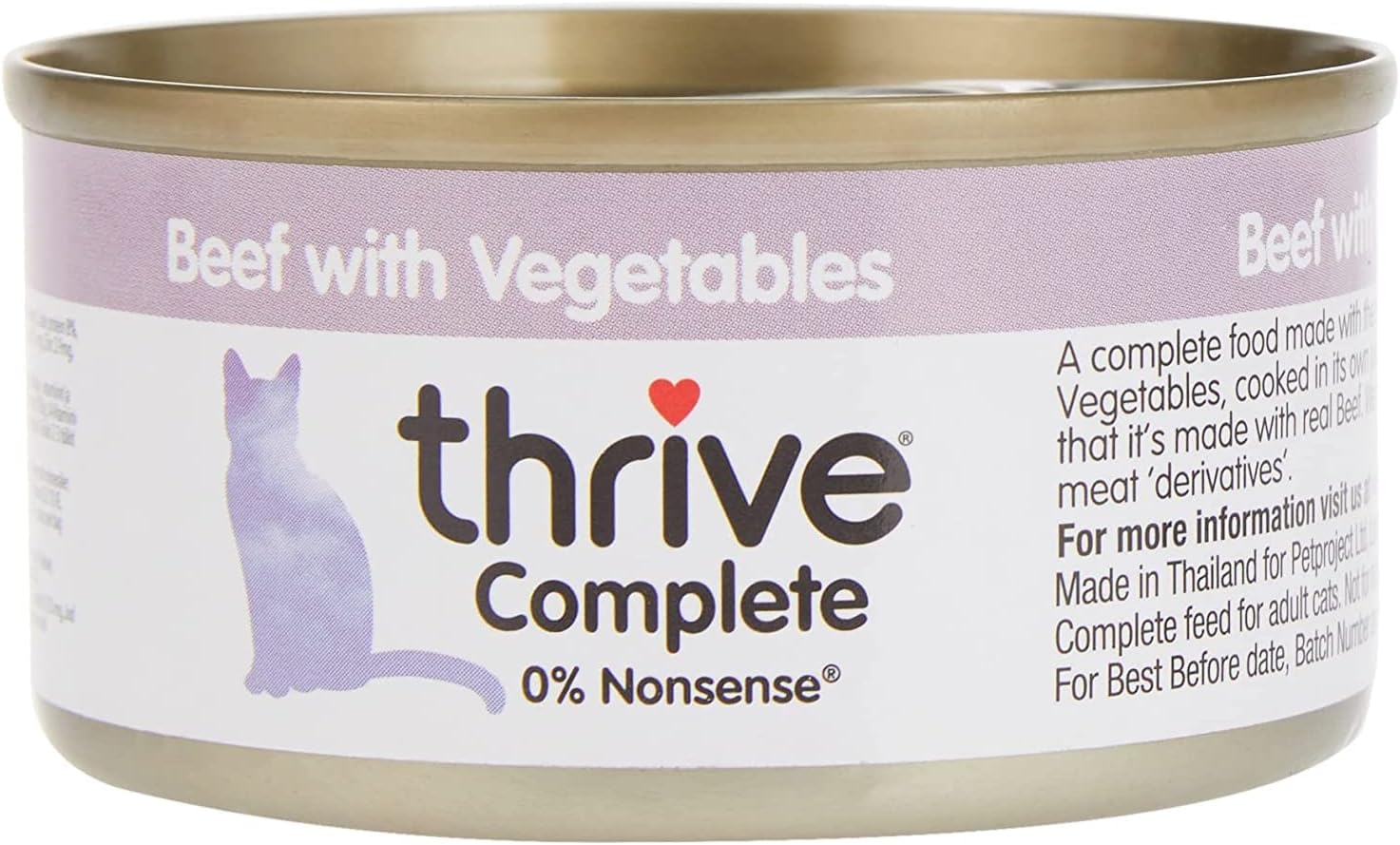 Thrive Complete Cat Beef With Vegetables Wet Food 75G