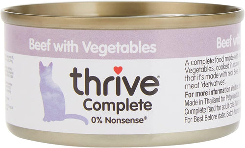 Thrive Complete Cat Beef With Vegetables Wet Food 75G
