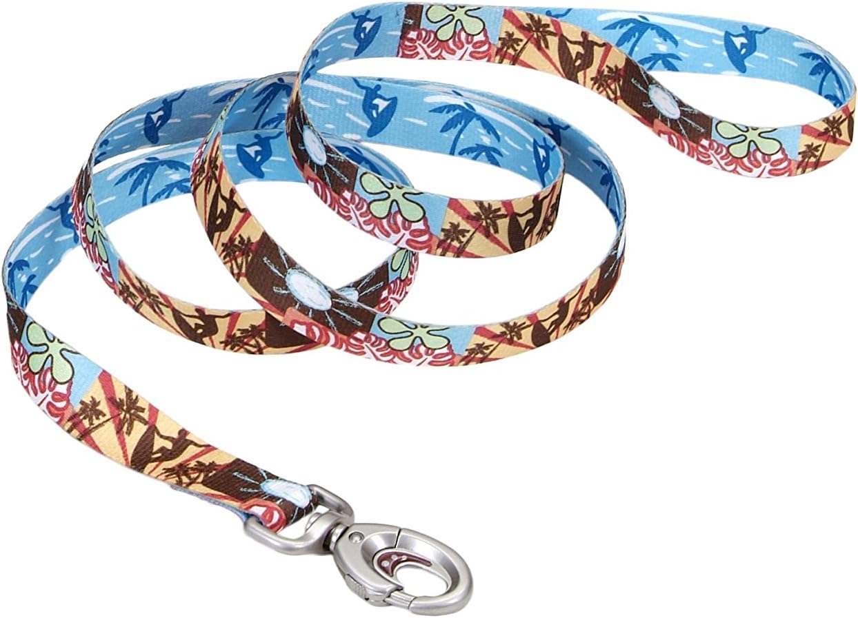Coastal 1in Sublime Dog Leash Surf Sun and Beach 6ft