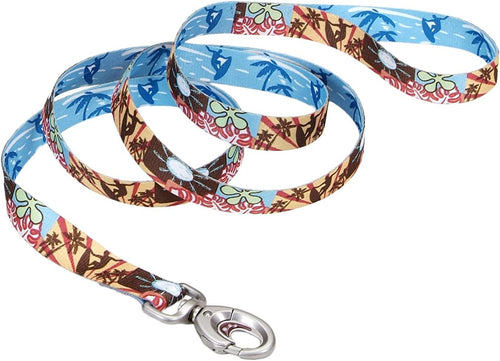 Coastal 1in Sublime Dog Leash Surf Sun and Beach 6ft