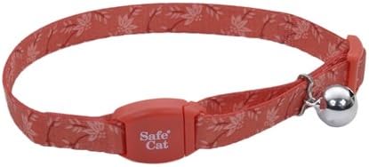 Coastal 3/8" Safe Cat Break Away With Magnetic Buckle Collar SalmFolg