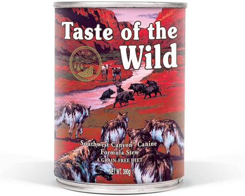 Taste of the Wild Southwest Canyon Canine Recipe with Wild Boar 390g