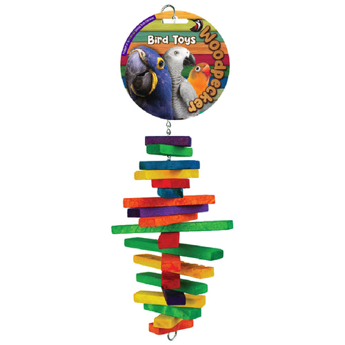 Woodpecker Bird Toy Twist N Treat 40*15 Cms