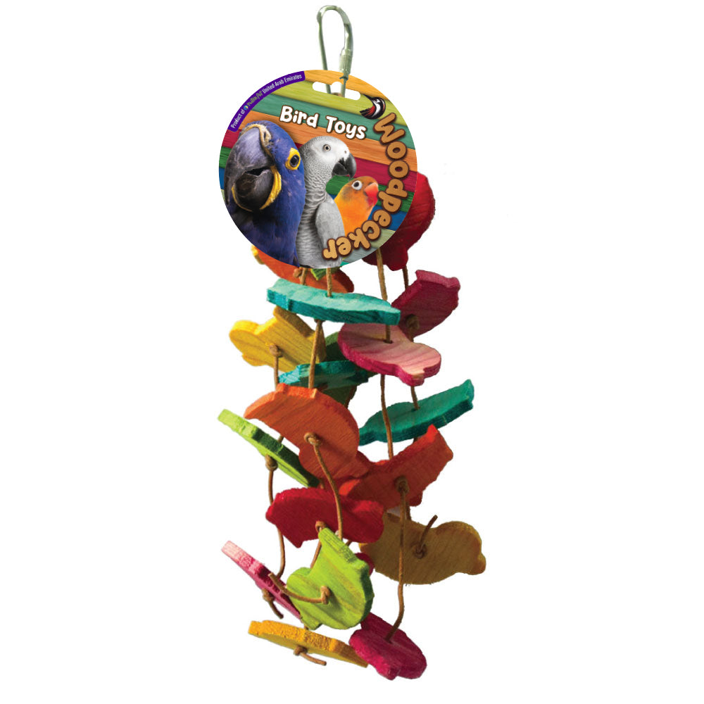 Woodpecker Bird Toy Flocking Chicks 23*9 Cm