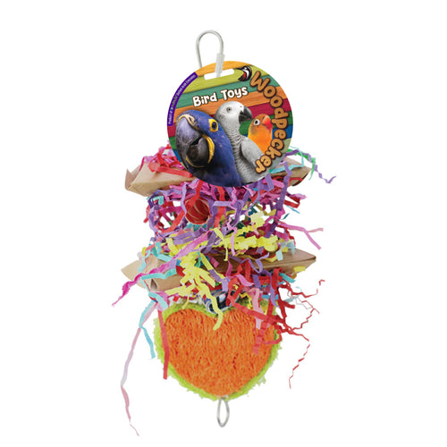Woodpecker Bird Toy Heart Confetti 23*10 Cm