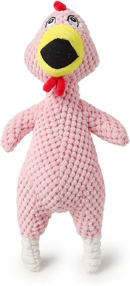 Plush Pet Singing Hens Dog Toy - 35 x 12cm