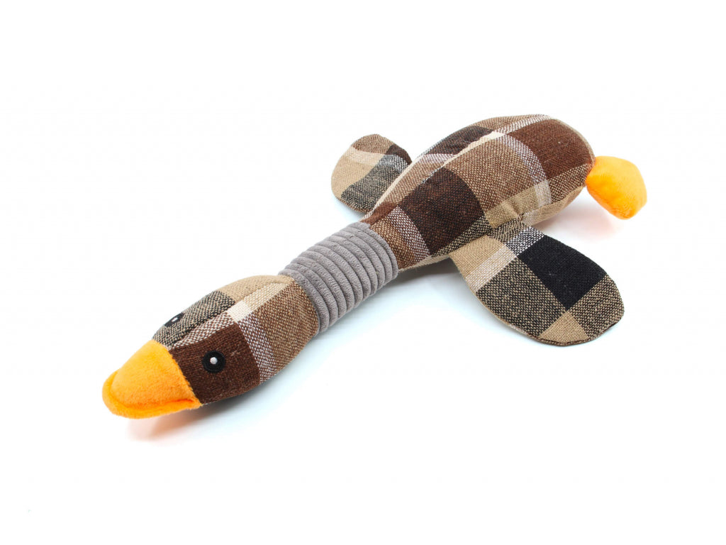 Plush Pet Wild Goose Hunt Dog Toy - 35.5cm