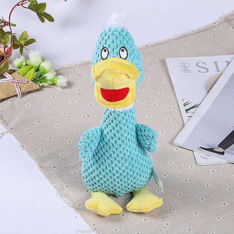 Plush Pet Big Mouth Singing Ducks Dog Toy - 36 x 12cm